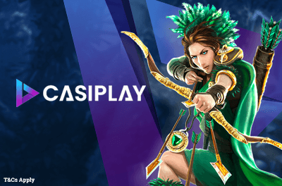 Casiplay Casino Bonus: 50% up to £50 + 30 Extra Spins on 1st Deposit
