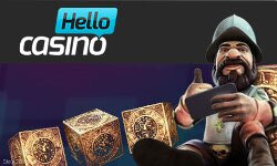 Hello Casino – 100% opptil 1000 kr + 75 free spins
