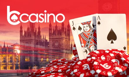 bCasino: 100% up to £500 + 50 Free Spins on 1st Deposit + 2 extra bonuses