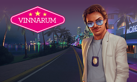 100% bonus + 50 free spins hos Vinnarum