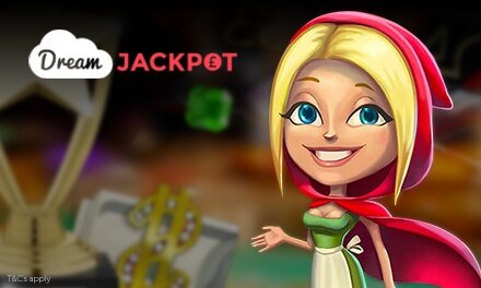Hämta 100% bonus + 25 free spins hos Dream Jackpot