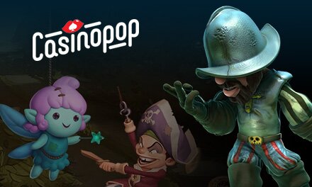 CasinoPOP: 125 % bonus + 100 ilmaiskierrosta