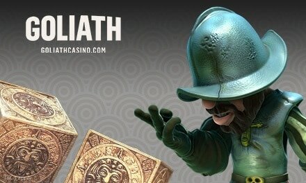 Goliath Casino – 100% bonus / 200€ + 50 ilmaiskierrosta